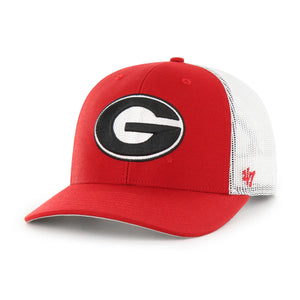 47 BRAND Men's Hats RED Georgia Bulldogs '47 Trucker Hat || David's Clothing CTRUKR17CTPRD