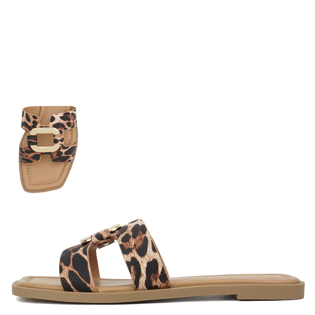 Classic Leopard Print Sandal