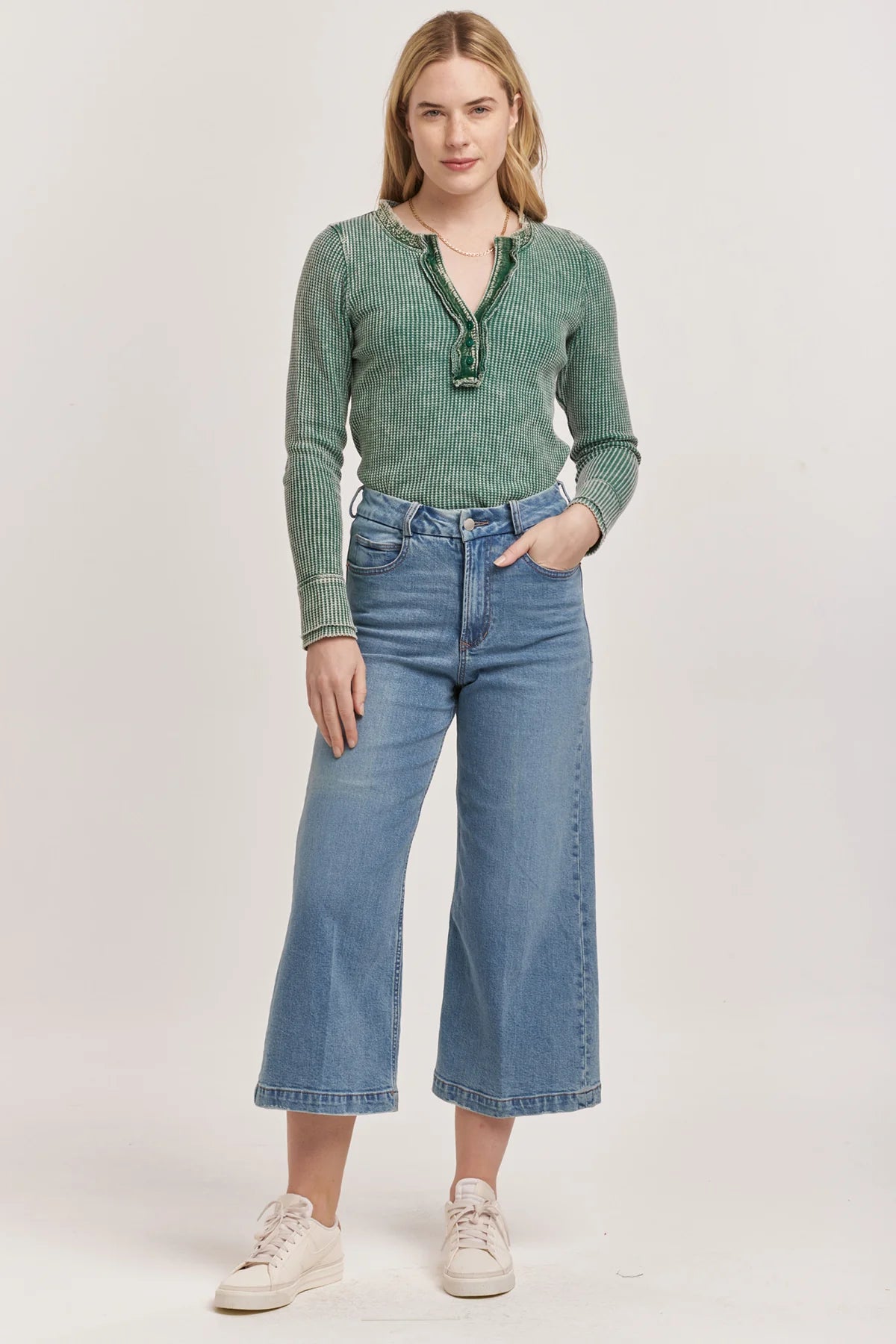 DEAR JOHN DENIM Women's Pants Dear John Audrey Super High Rise Cropped Jean Haleyville || David's Clothing