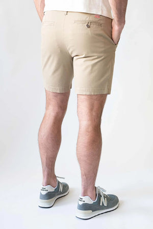 DEVIL DOG Men's Shorts Devil-Dog Chino Short 7" - Putty || David's Clothing