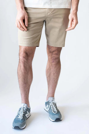 DEVIL DOG Men's Shorts RUGGED TAN / 30 / 7 inch Devil-Dog Chino Short 7" - Putty || David's Clothing DD9028