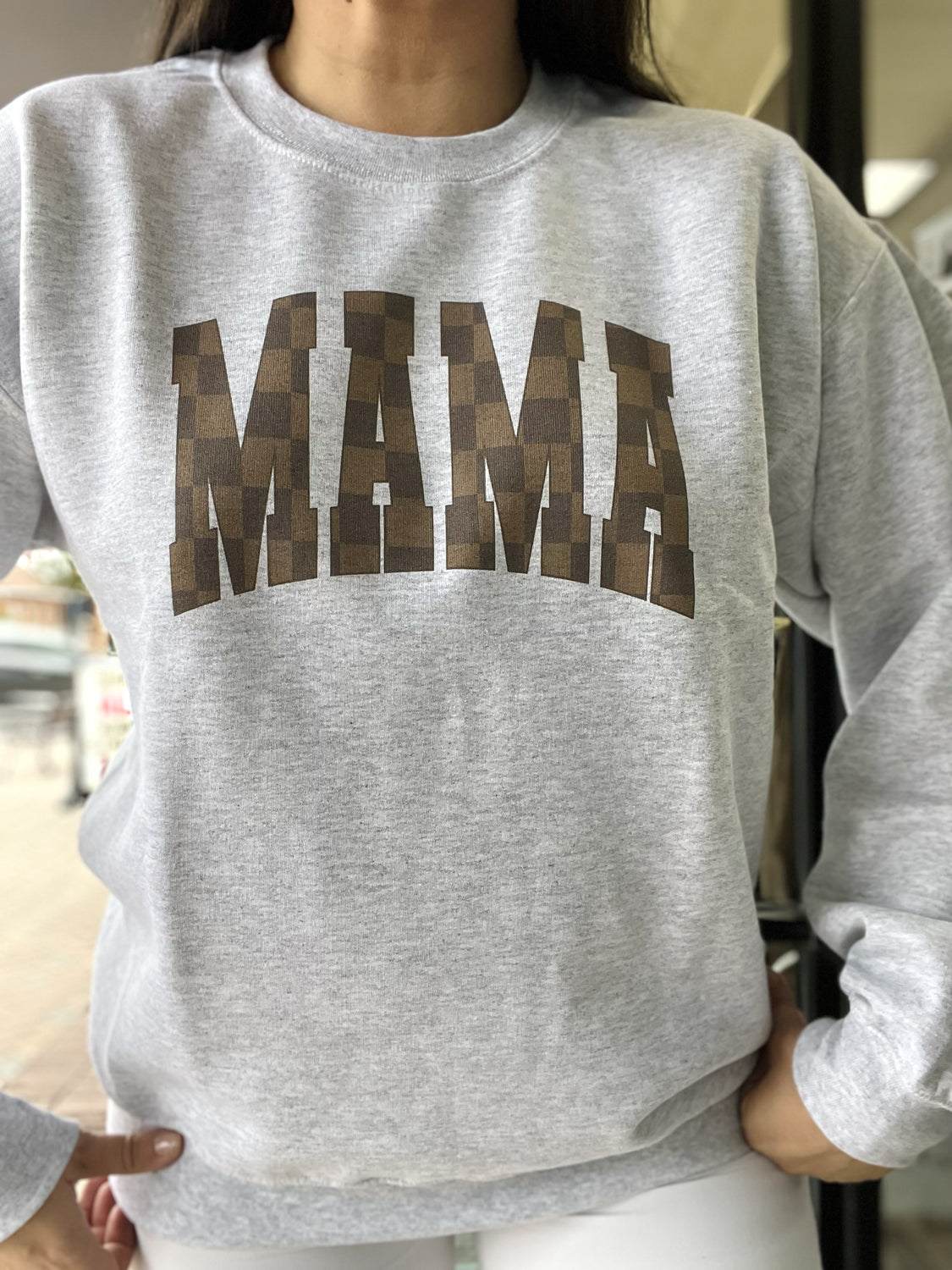 Distressed Vintage LV Mama Crew