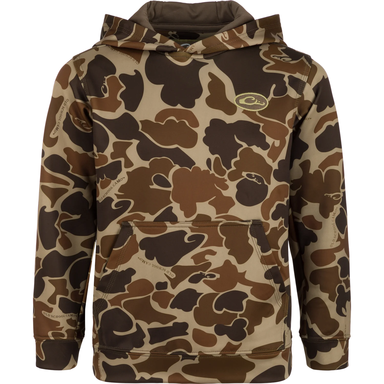 DRAKE CLOTHING CO. Boy's Outerwear OLD SCHOOL CAMO / YS Drake Youth MST Performance Hoodie || David's Clothing DW2290YTH016