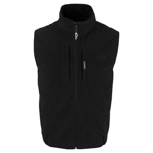 DRAKE CLOTHING CO. Men's Jackets BLACK / M Drake MST Solid Windproof Layering Vest || David's Clothing DW1600SBLK