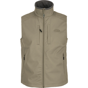 DRAKE CLOTHING CO. Men's Jackets TIMBER WOLF / M Drake Windproof Soft Shell Vest || David's Clothing DS7522TWK