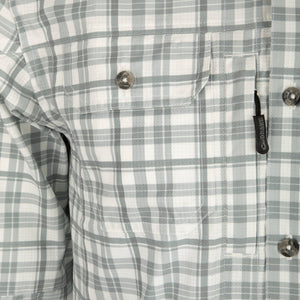 DRAKE CLOTHING CO. Men's Sport Shirt Drake Hunter Creek Window Pane Plaid Shirt L/S || David's Clothing