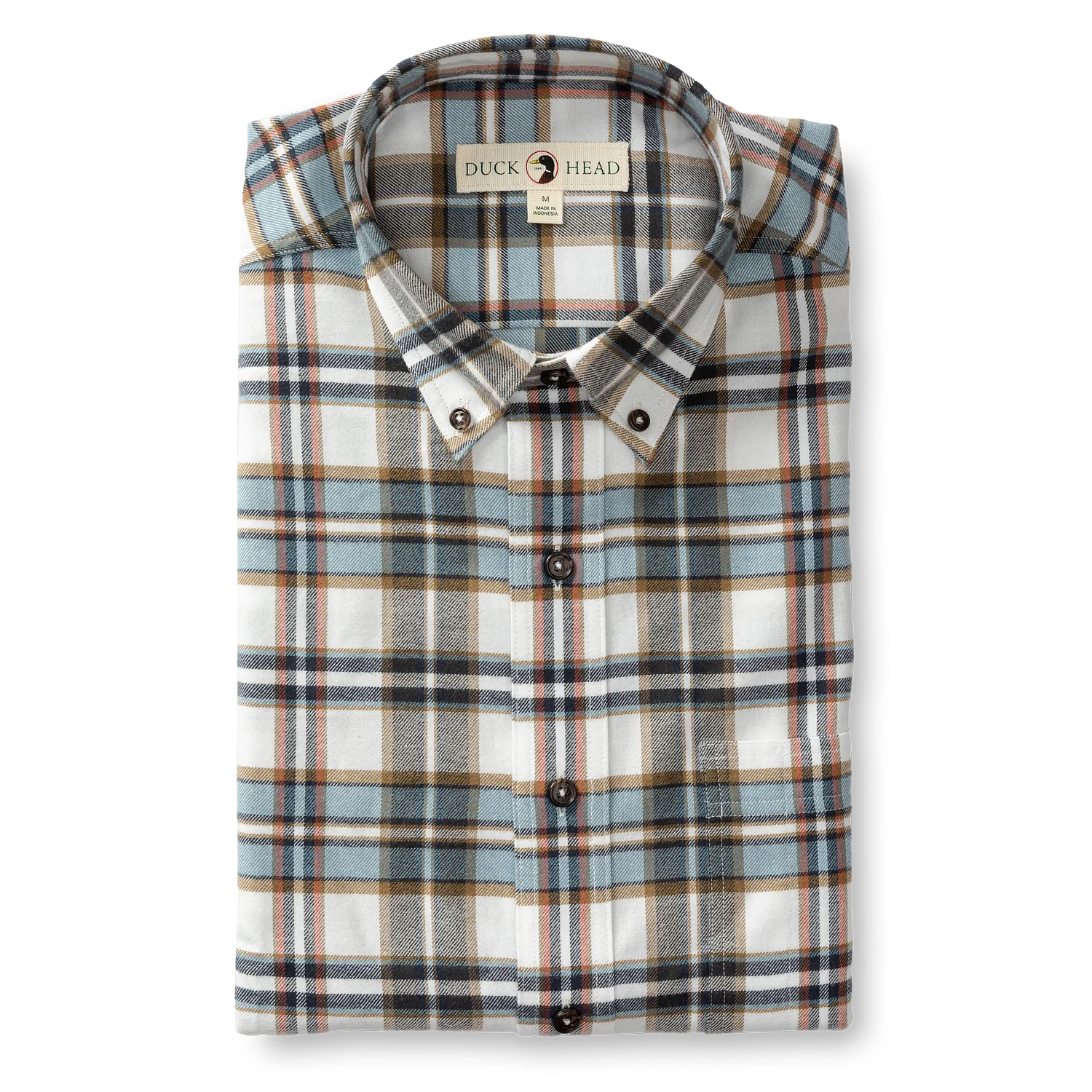 DUCK HEAD Men's Sport Shirt Duck Head Cotton Flannel Sport Shirt || David's Clothing