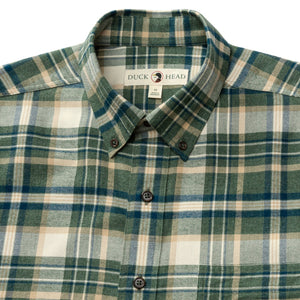 DUCK HEAD Men's Sport Shirt Duck Head Cotton Flannel Sport Shirt || David's Clothing