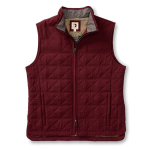 DUCK HEAD Mens Jackets TAWNY PORT / L Duck head Fremont Performance Quilted Vest || David's Clothing D51034540