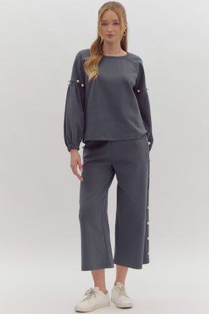 ENTRO INC Women's Pants Pearl Sweatpants || David's Clothing