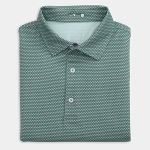 GENTEAL Men's Polo Genteal Cubes Printed Performance Polo || David's Clothing