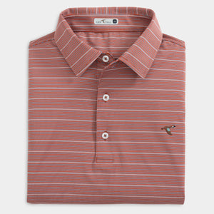 GENTEAL Men's Polo REDWOOD / M Genteal Multiheather Performance Polo || David's Clothing 4088240