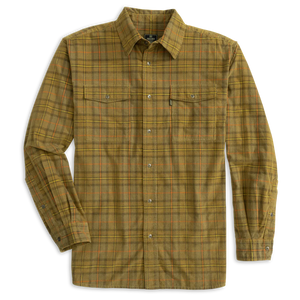 HEYBO OUTDOORS Men's Sport Shirt OAK BUFF / M Heybo Darden Corduroy Shirt || David's Clothing HEY4091