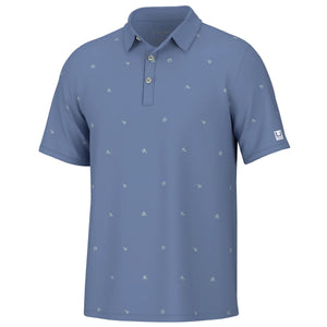 HUK FISHING Men's Polo QUIET HARBOR / M Huk Pursuit Performance Polo || David's Clothing H1200606445