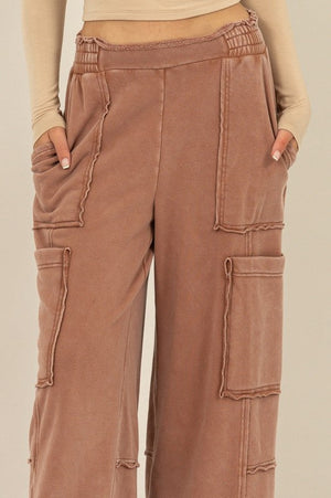 HYFVE INC. Women's Pants Oversized Utility Sweatpants || David's Clothing