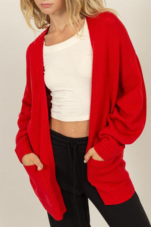 HYFVE INC. Women's Sweaters Oversized Open-Front Cardigan Sweater || David's Clothing