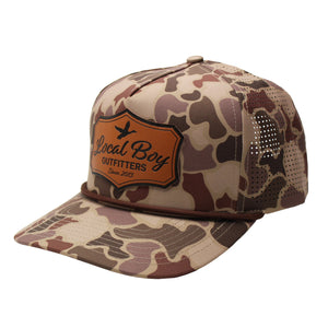 LOCAL BOY OUTFITTERS Men's Hats BROWN Local Boy Duck Buckle Perf Rope Hat || David's Clothing L3000290