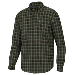 LOCAL BOY OUTFITTERS Men's Sport Shirt Local Boy Gardner Stretch Flannel || David's Clothing 