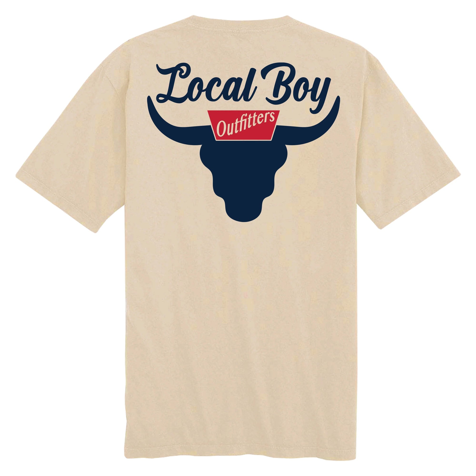 LOCAL BOY OUTFITTERS Men's Tees Local Boy Banquet Bull T-Shirt || David's Clothing