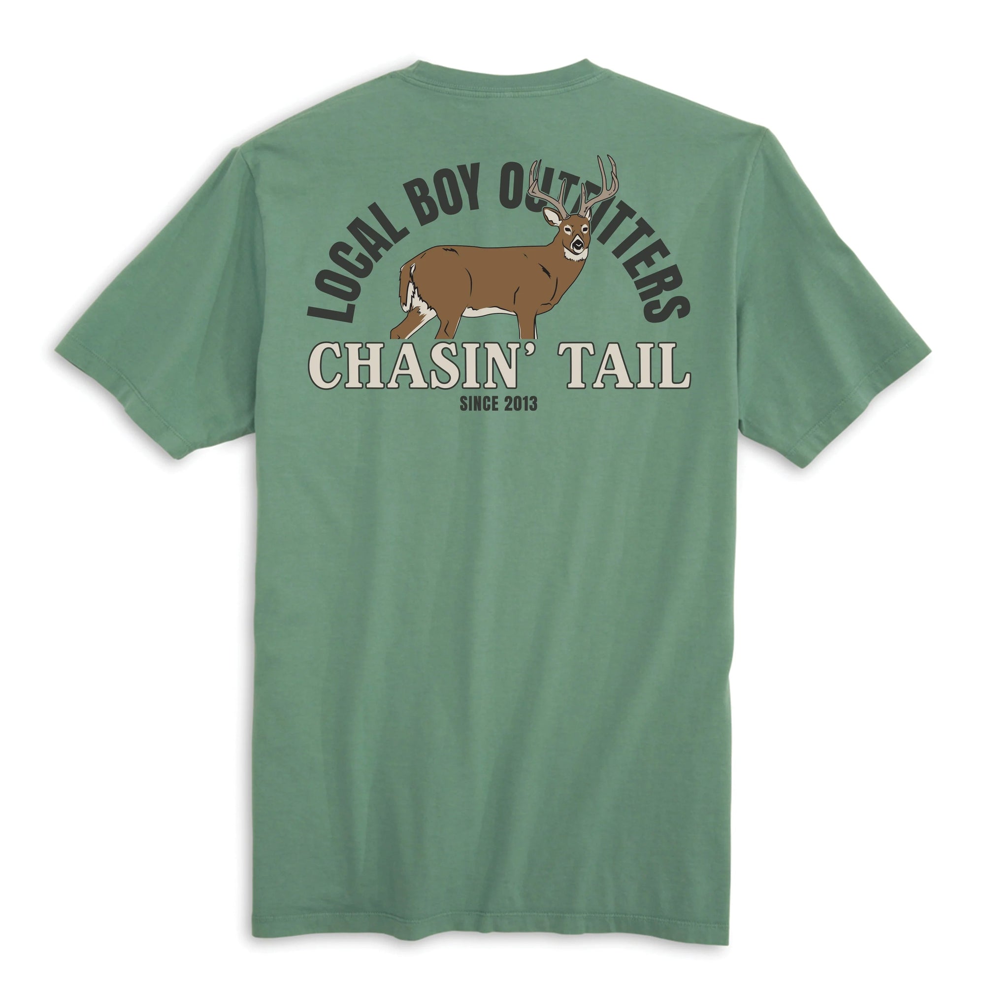 LOCAL BOY OUTFITTERS Men's Tees Local Boy Chasin' Tail T-Shirt || David's Clothing