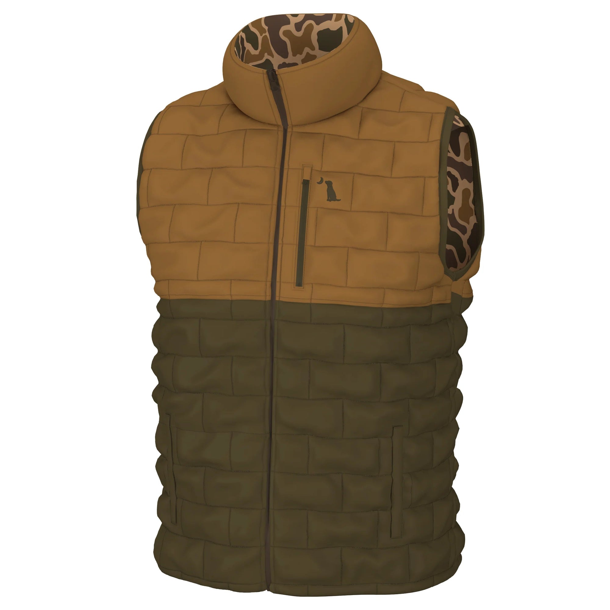 LOCAL BOY OUTFITTERS Mens Jackets Local Boy Duck Down Reversible Vest || David's Clothing