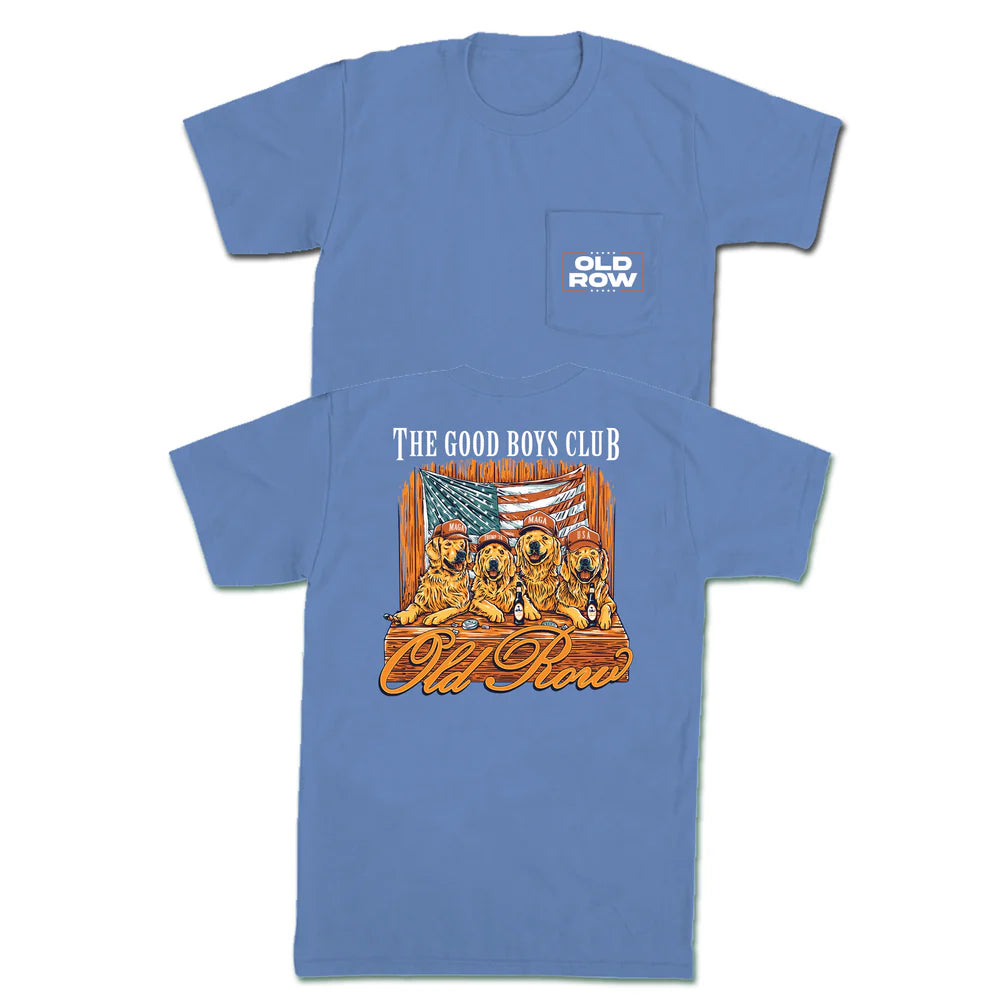 OLD ROW Men's Tees Old Row MAGA Good Boys Club Pocket Tee