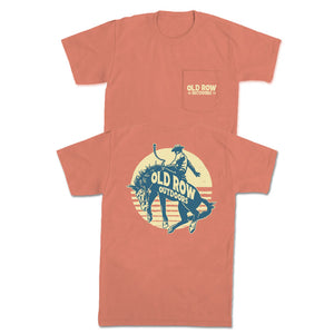 OLD ROW Men's Tees Old Row Outdoors Bronco Pocket Tee || David's Clothing