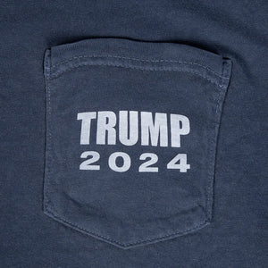 OLD ROW Men's Tees Old Row Trump 2024 White House Pocket Tee || David's Clothing