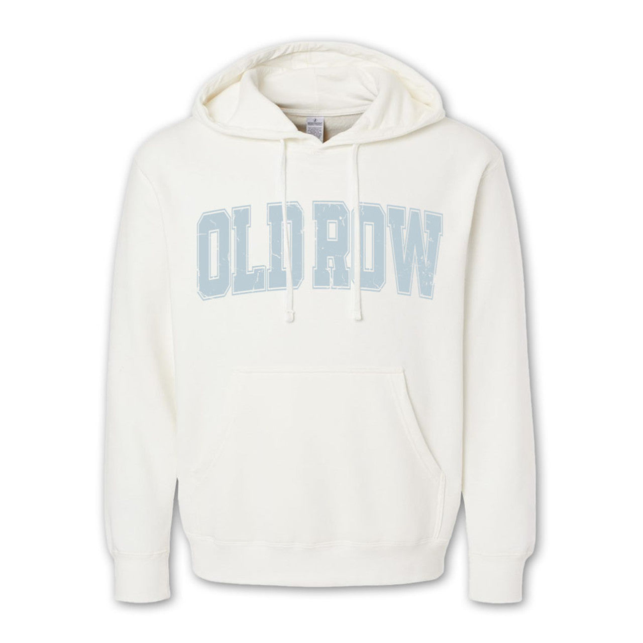 OLD ROW Women's Sweater Old Row Vintage Pigment Dyed Hoodie - Ivory || David's Clothing