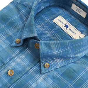 ONWARD RESERVE Men's Sport Shirt Onward Reserve Conon Corduroy Shirt - Smoke Pine || David's Clothing