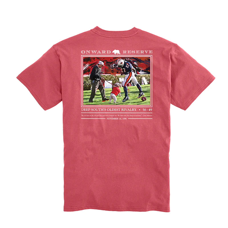 ONWARD RESERVE Men's Tees Onward Reserve Deep South’s Oldest Rivalry Tee - Washed Red