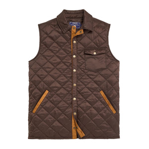 ONWARD RESERVE Mens Jackets DARK BROWN / M Onward Reserve Braswell Vest || David's Clothing 1MF23U608201