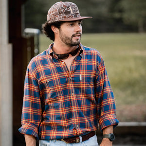 OVER UNDER CLOTHING Men's Sport Shirt Over Under Woodsman Flannel Shirt Highlands || David's Clothing