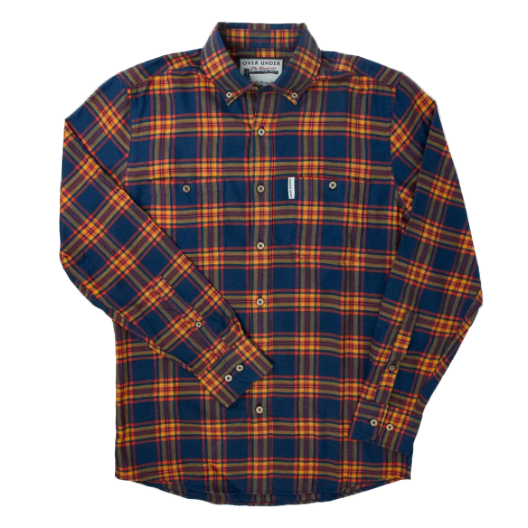 OVER UNDER CLOTHING Men's Sport Shirt Over Under Woodsman Flannel Shirt Highlands || David's Clothing