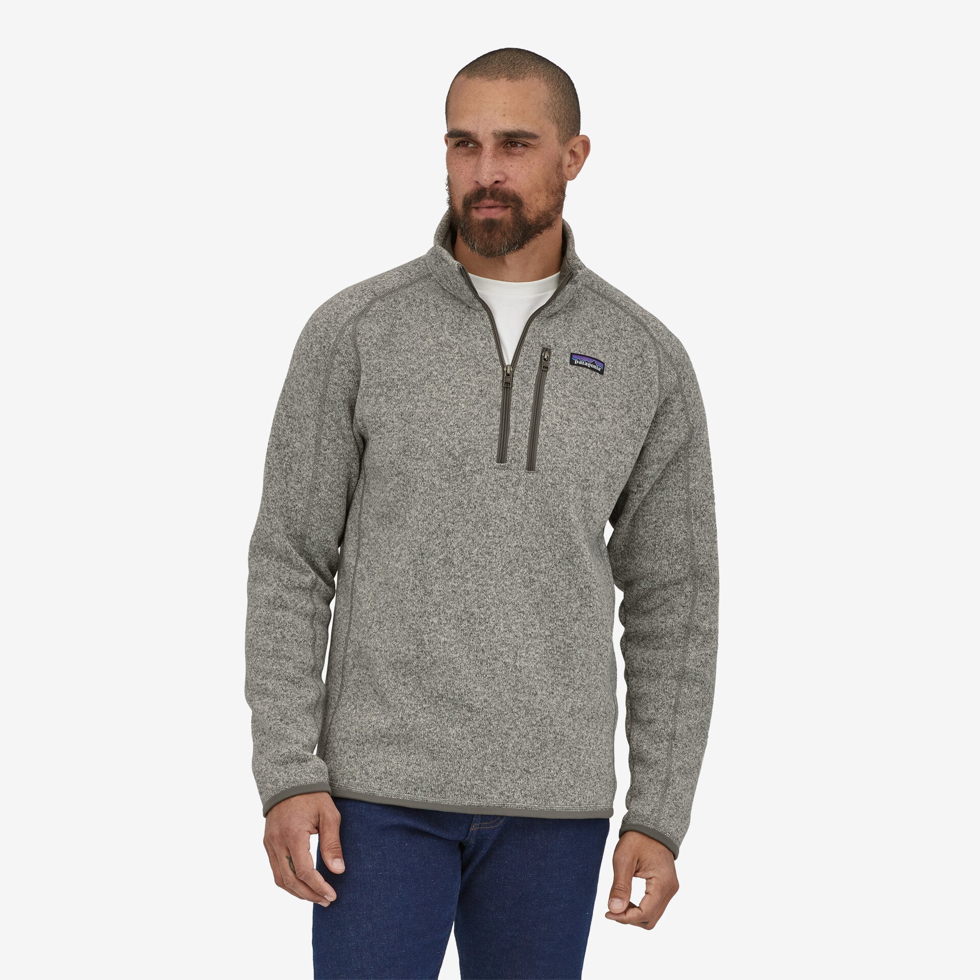 PATAGONIA Men's Outerwear STONEWASH / S Patagonia Men's Better Sweater 1/4-Zip Fleece || David's Clothing 25523STH