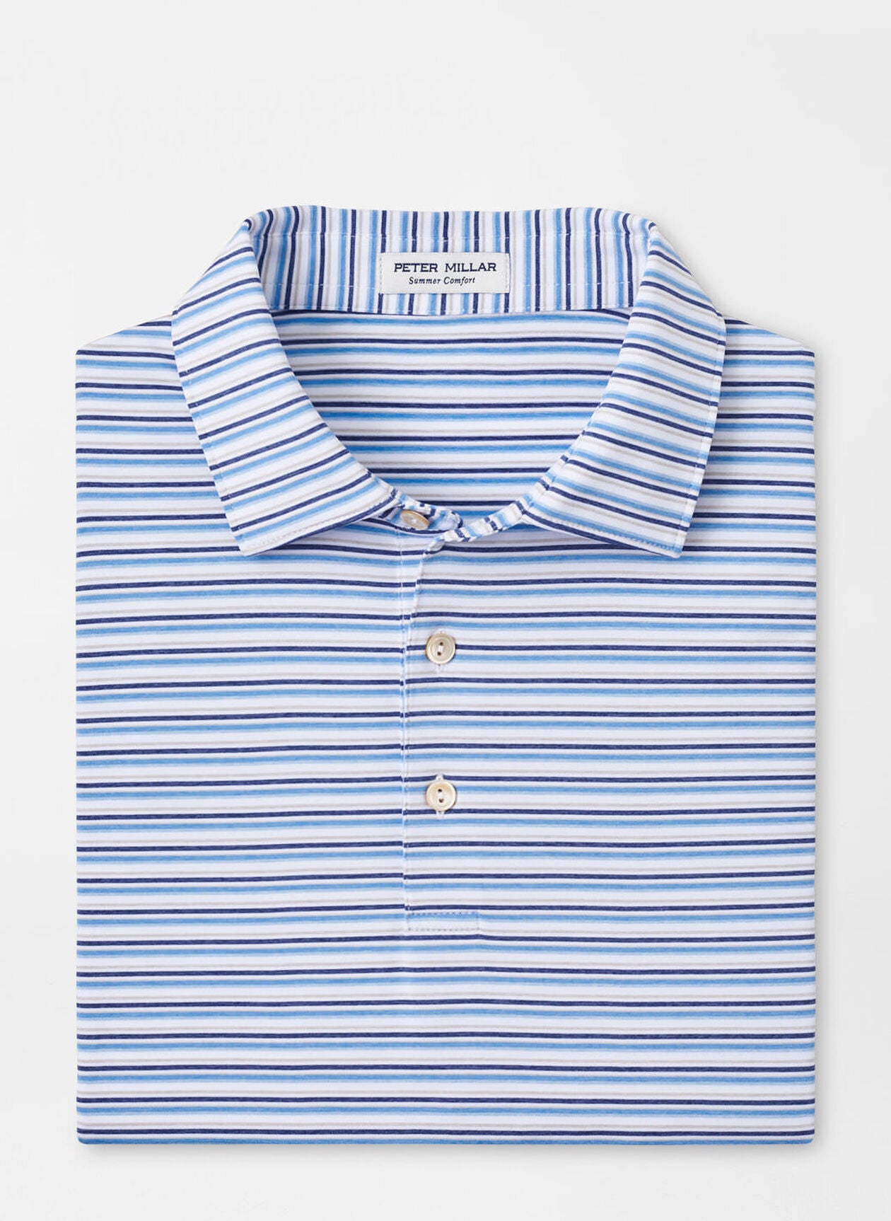 PETER MILLAR Men's Polo LIBERTY BLUE / S Peter Millar Fairmont Performance Jersey Polo || David's Clothing MF24EK25SLB