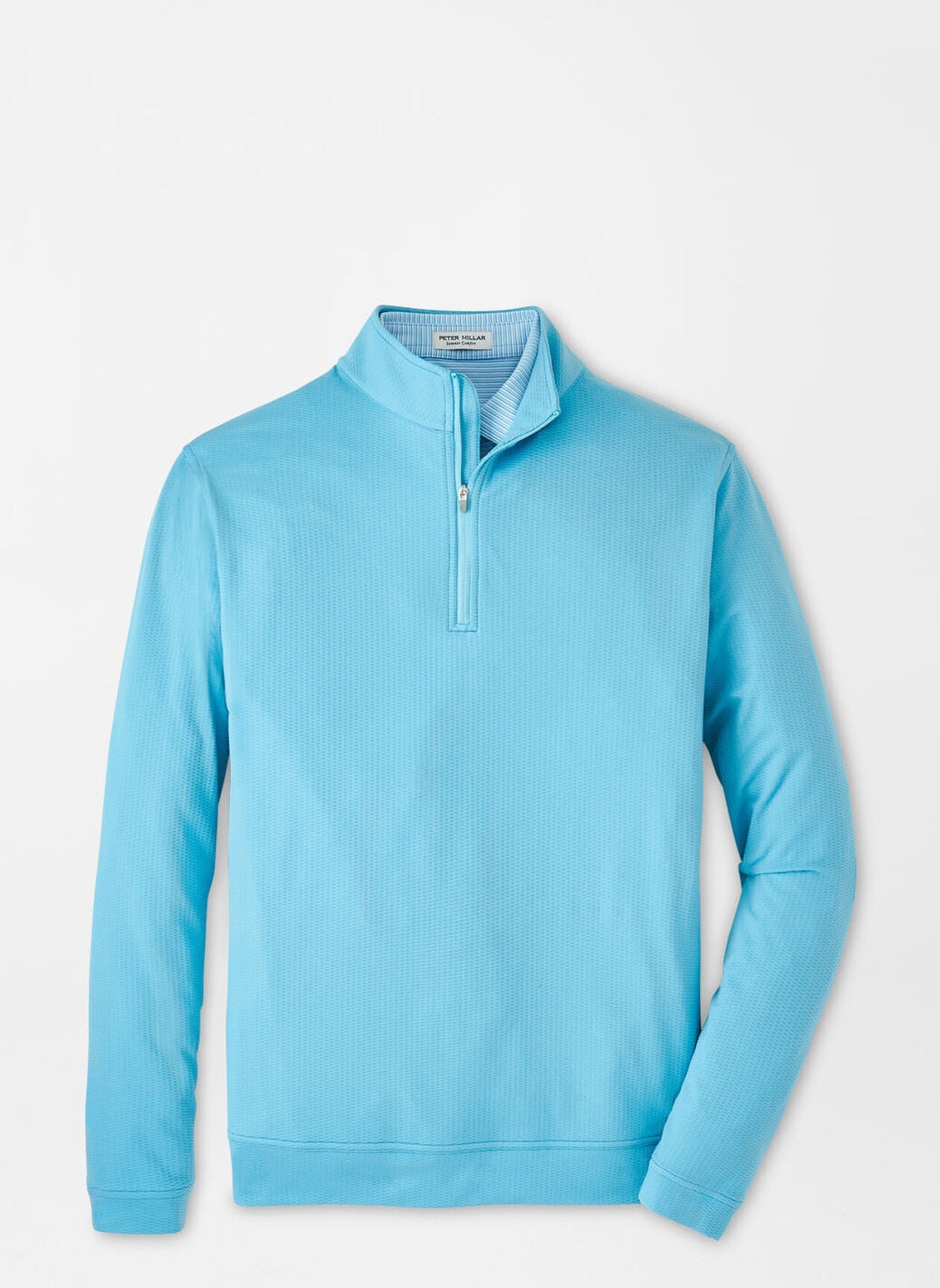 PETER MILLAR Men's Pullover Peter Millar Perth Oval Stitch Performance Quarter-Zip || David's Clothing