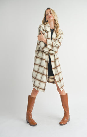 SADIE AND SAGE Women Jackets Sadie And Sage Emily Long Open Front Coat || David's Clothing