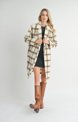 SADIE AND SAGE Women Jackets Sadie And Sage Emily Long Open Front Coat || David's Clothing