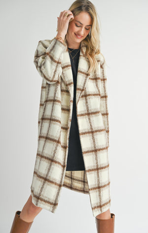 SADIE AND SAGE Women Jackets Sadie And Sage Emily Long Open Front Coat || David's Clothing