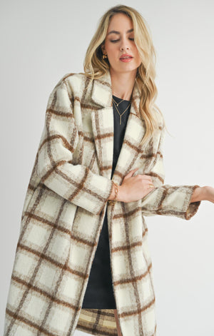 SADIE AND SAGE Women Jackets Sadie And Sage Emily Long Open Front Coat || David's Clothing