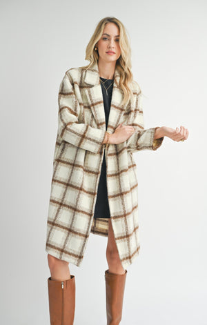 SADIE AND SAGE Women Jackets Sadie And Sage Emily Long Open Front Coat || David's Clothing