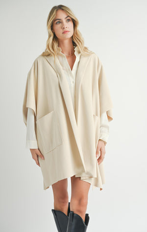 SADIE AND SAGE Women Jackets Sadie And Sage Lisha Belted Poncho || David's Clothing