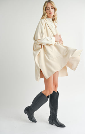 SADIE AND SAGE Women Jackets Sadie And Sage Lisha Belted Poncho || David's Clothing