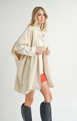 SADIE AND SAGE Women Jackets Sadie And Sage Lisha Belted Poncho || David's Clothing