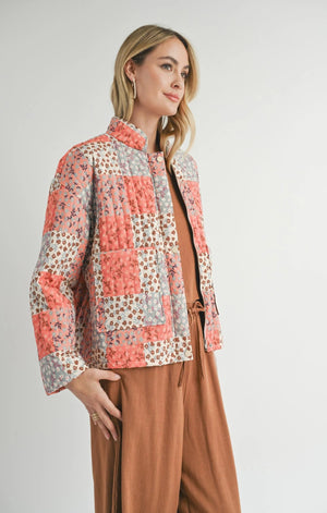 SADIE AND SAGE Women Jackets Sadie & Sage Collector Patchwork Quilt Jacket || David's Clothing