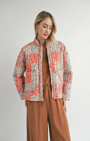 SADIE AND SAGE Women Jackets Sadie & Sage Collector Patchwork Quilt Jacket || David's Clothing