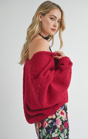 SADIE AND SAGE Women's Sweaters Marley Dolman Sleeve Sweater Cardi || David's Clothing