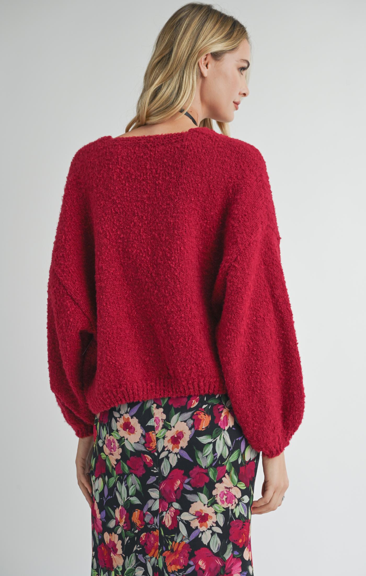 SADIE AND SAGE Women's Sweaters Marley Dolman Sleeve Sweater Cardi || David's Clothing