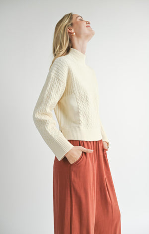 SADIE AND SAGE Women's Sweaters Sadie And Sage Liss Turtleneck Sweater || David's Clothing